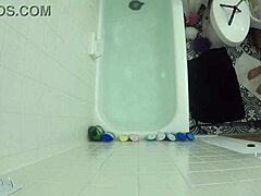 Candy Cruise Gags on Cock in Bathtub POV