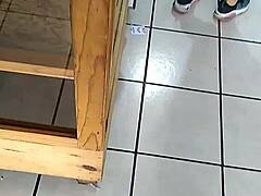 Check Out This Mexican Big Ass In The Store