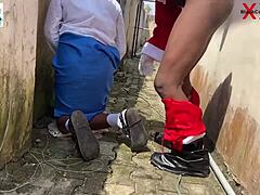 Africa Santa Caught Fucking Naive Neighbor's Daughter In Backyard Full Video
