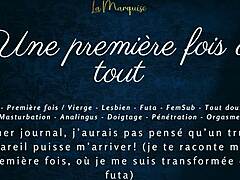 A first time for everything in french audio futa porn
