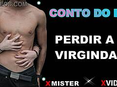 Brazilian amateur loses virginity in erotic scene