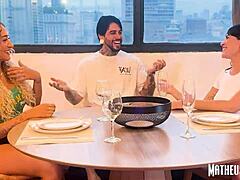 Bruninha Surfista And Stellar Engage In Threesome Sex After Game Challenge