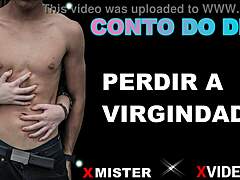 Brazilian amateur loses virginity in erotic scene