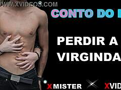 Brazilian amateur loses virginity in erotic scene