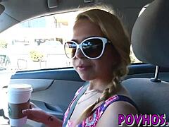 Petite Teen Rides Dick! Gobbling Cock in POV!