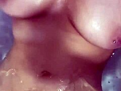 Horny British Slut Plays With Herself In The Shower