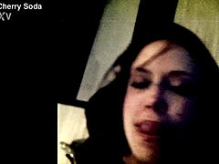 cherry soda gets cum on tits and face in escort scene