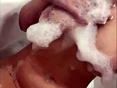 Horny British Slut Plays With Herself In The Shower