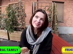 winter wonderland foursome with felicia vina gettin railed in budapest