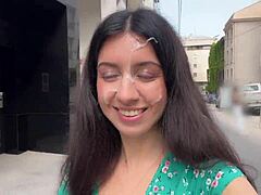 Imagine losing the game and walking in public with cum on your face