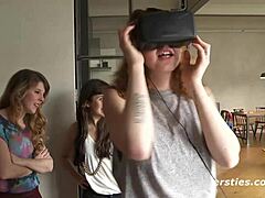 Green Eyed Beauty With Pierced Nipples