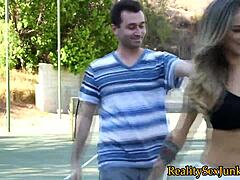 Whore gets hardcore assfucking and facial.