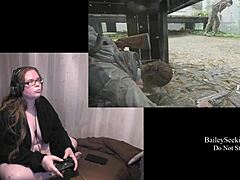 Brunette BBW Plays Naked Last of Us 2