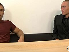 blowjob for charming gay man