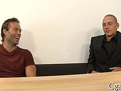 blowjob for charming gay man