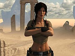 Lara and Sheva embark on a dorky exploration adventure.