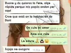 sexy venezuelan surprises with naked video call and self-pleasure