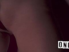 horny housewife andi avalon fucks bbc in dark.