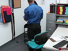 This black woman got caught stealing and ended up getting fucked