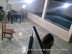 beggar had a lucky day when he asked for recyclables and the lady had sex with him