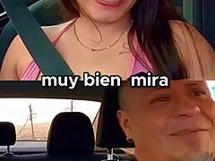 Candy garay se pone caliente camino a la mansion putacalentura para hacerle su casting candygaray luisgaray mansio