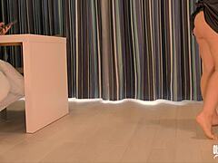 i'm the big ass stepmom fucking my stepson in the kitchen