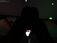 black guy pounds asian on the couch