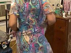 Mature Latina Anna Maria In Sundress