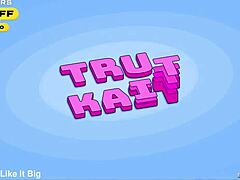 Tru Kait和Melissa Stratton的三人行，口交和打屁股