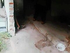 Girlfriend gives deep throat oral on balcony