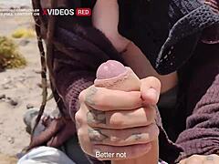 Latina couple has explicit sex in public Bolivia, ending with facial cumshot