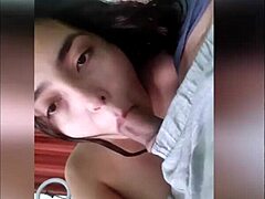 Latina secretary gives handjob with cum!