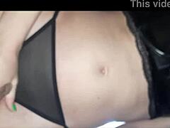 Double vaginal creampie for blonde step sister with cumshot close up