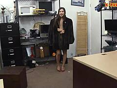 Small Tits Babe Gets Railed By Nasty Pawn Guy