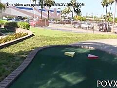 Barely Legal Teen in POV Blowjob Scene