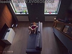 roommate caught me masturbating and i continue as he watch?