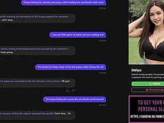 Playing Strip Poker With AI Slut For Oral Sex