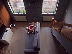 roommate caught me masturbating and i continue as he watch?