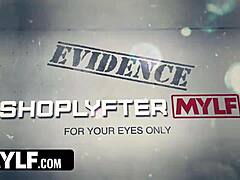 shoplifting milf passed around by stepson and three men in shop orgy