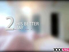 Lucky Stepsis Paisley Brooks Gets a Hard Dick Blowjob.