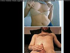 Cute brunette helps stranger with dare on webcam at webcamshub com