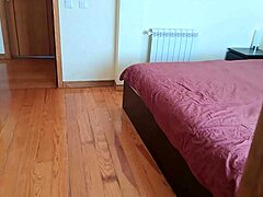 latina mom enjoys some private time.