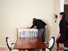 Milf Sofie Marie blows big black cock!