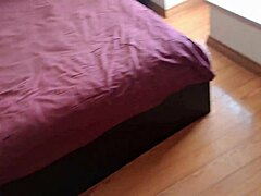 latina mom enjoys some private time.