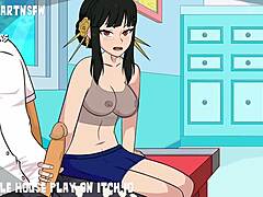 Yor forger milf says, fill me with creampie in every scene