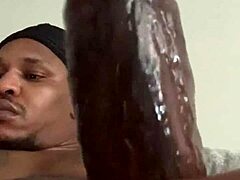 Bored Horny Solo Masturbation With Big Black Monster Cock