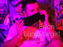 BBW girlfriend surprises with barefoot foot sex and blowjob