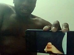 Testing New Phone While Orgasming To Solo Ebony Videos