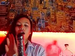 hot colombian masturbates publicly