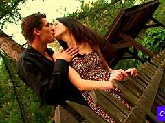 Kattie and Kristof's first time in the dorm with their roommate